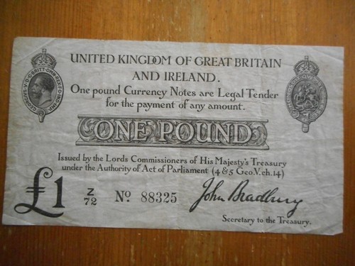 King george one - king, pound