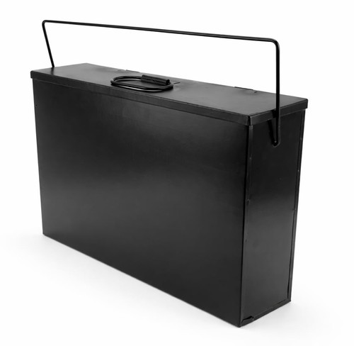 Black ash carrier - box, with