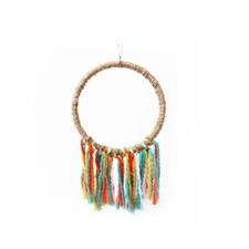 Coloured Rope Ring Swing Parrot Large Parrot Swing Macaw, African Grey, Cockatoo