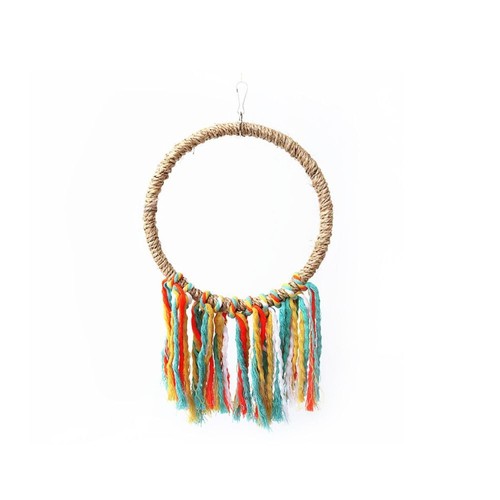 Coloured rope ring swing - ring,