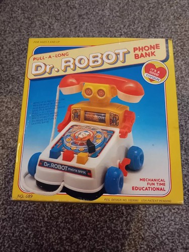 Robot pull long phone - pull-a-long,