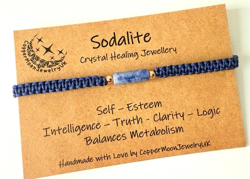 Macrame sodalite bracelet - macrame,