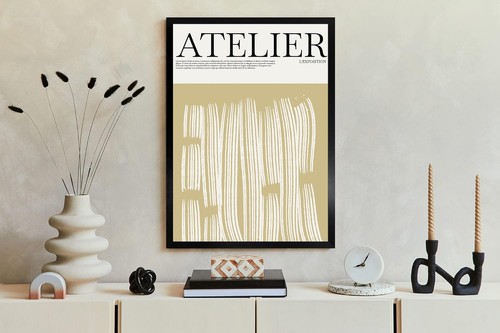40x60cm black poster frame - black,