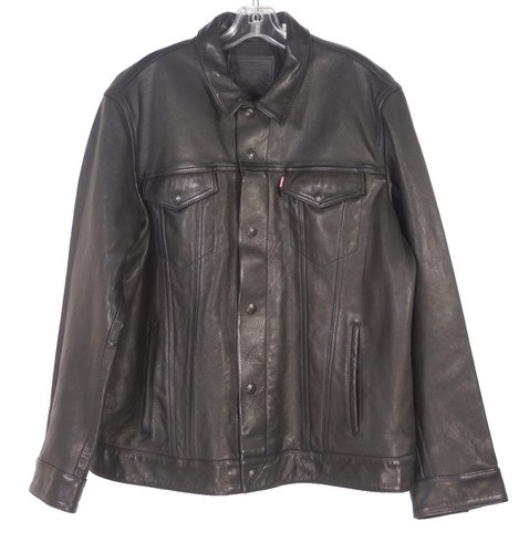 Levi black cowhide leather - levi's,