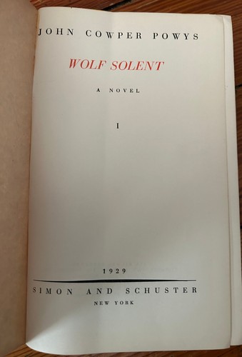 Wolf solent john cowper - solent,