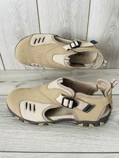 Cotton Traders Beige leather Touch Fastening sandals  Size UK 11