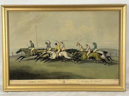 Framed howitt horse racing - framed,