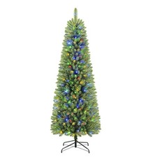 SHareconn 7FT Artificial Slim Pencil Christmas Tree, Pencil Xmas Tree With 883 B