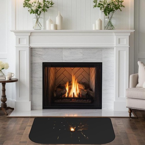 Fireproof fireplace mat heat - fireplace,