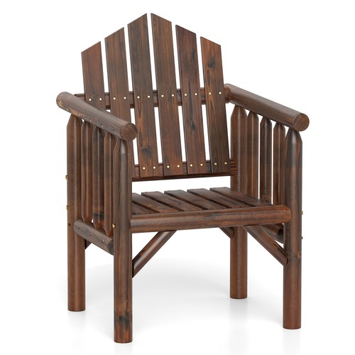 Outdoor wooden armchair with - outdoor,
