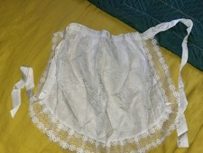 Vintage White Lace Apron Maids