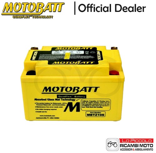 Mbtz10s sealed gel motobatt - sealed,