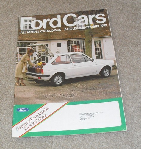 Ford brochure 1979 fiesta - 1979,