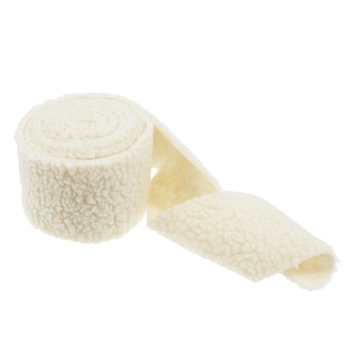 Faux sheepskin ribbon 8cm wide - ribbon,