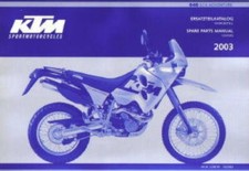 2003 KTM 640 LC4 Adventure Chassis Spare Parts Manual : 320899