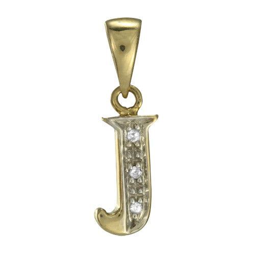 9ct gold diamond - 9ct, alphabet