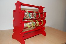 Bangle Wooden Stand / Bracelet Holder red/jewllery display/choorian storage