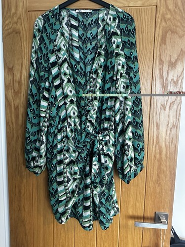 Zara green patterned - zara,