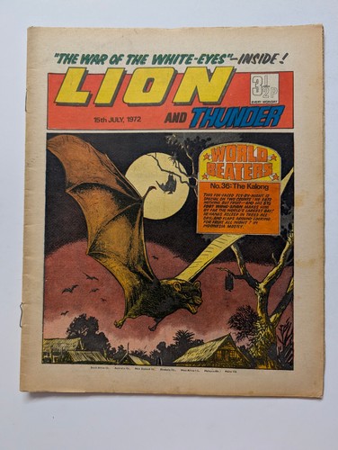 Lion and thunder - thunder, comic