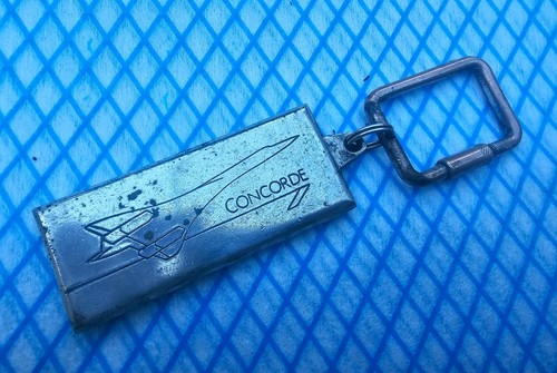 Concorde keyring vintage metal - keyring,