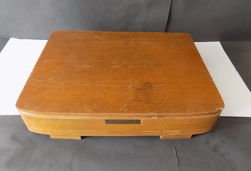 Vintage wooden cutlery box - 1,