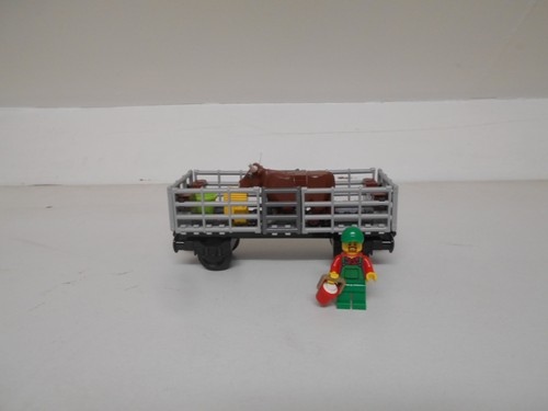 Lego city train cattle wagon - lego,