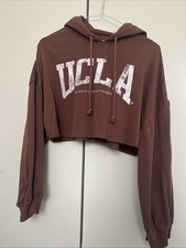 Brown Soft UCLA H&M Hoodie Size Small Great Condition
