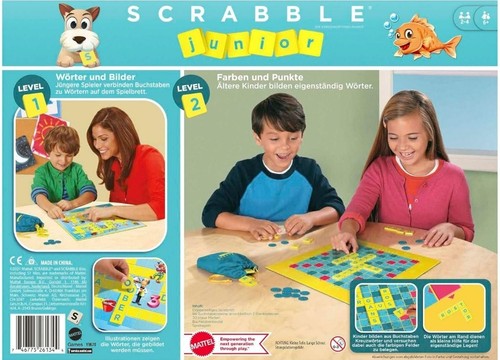 Mattel junior scrabble board - scrabble,