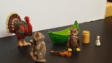 HANTEL miniature Pewter Owl and the Pussycat VM45 UNBOXED