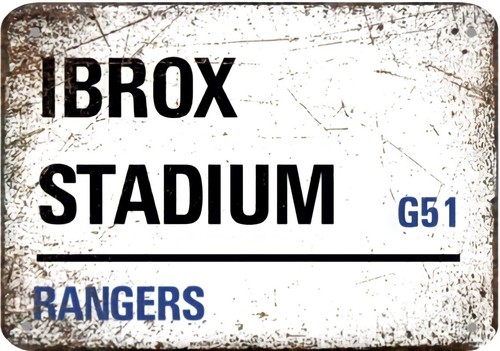 Glasgow rangers football metal - glasgow,