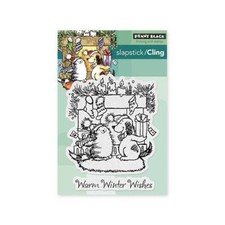 Penny Black Cling Rubber Stamps - Warm Wishes 40-364