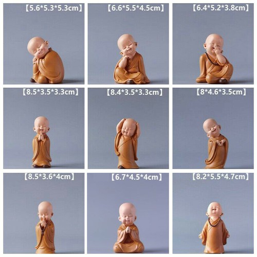 Small resin monk - 1x,