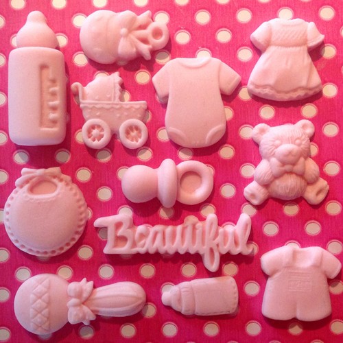 Edible baby girl boy shower - baby,