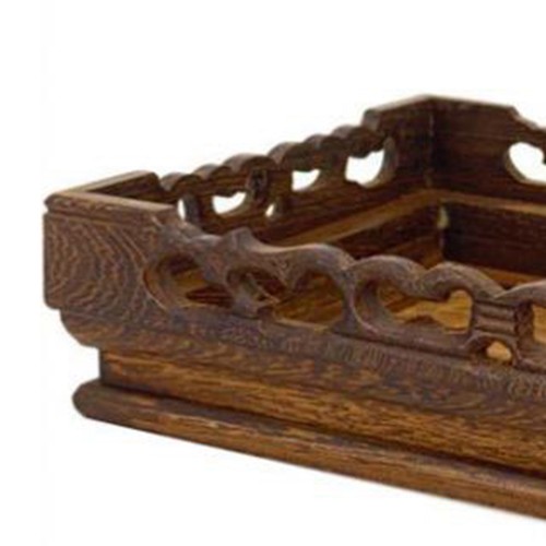 Small rosewood carved display - small,