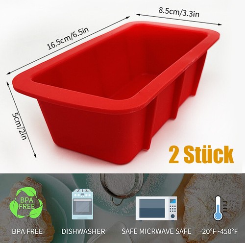 Silicone loaf mould - silicone, tin