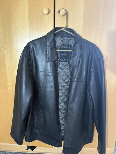 Mens black melka - , leather