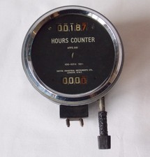 VINTAGE SMITHS INDUSTRIAL INSTRUMENTS HOURS COUNTER GAUGE METER ATFC.261