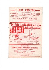62/63 Third Lanark v Heart of Midlothian