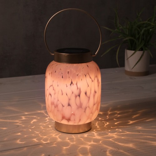 Solar powered confetti glass - powered,