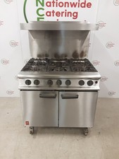 Used Falcon Dominator Six Burner Stove & Oven With Pan Shelf, Natural Gas