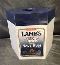Vintage Lamb’s Original Navy Rum Ice Bucket - Mancave Bar Retro