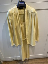 Vintage 80s Ego Dress Suit Lemon Size 10