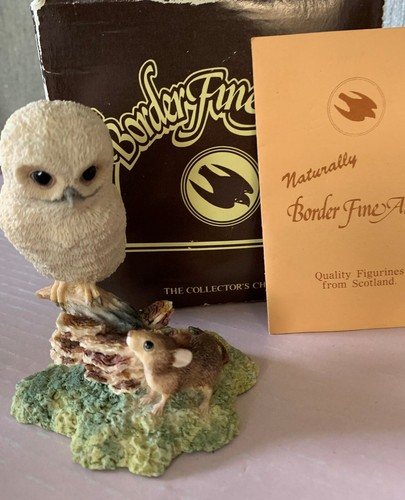 Border fine arts bird owl - fine,
