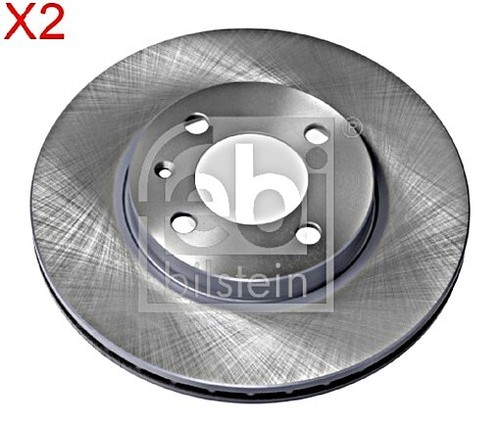 Febi x2pcs front brake disc - febi,