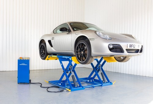 Portable mid rise scissor lift - mid-rise,