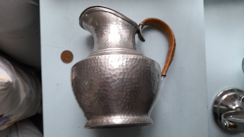 Vintage pewter jug unity - vintage,