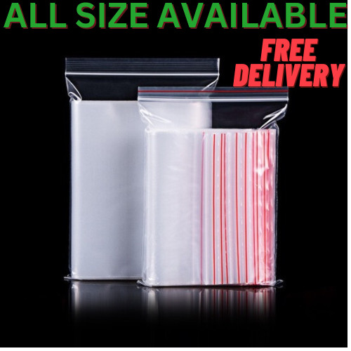 100 small clear - 100, plastic