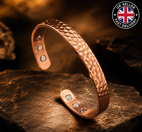 Hammered effect pure copper - hammered,