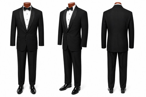 Perry ellis black tuxedo - ellis,