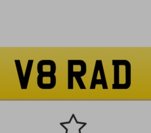 Personalised number plate - personalised,
